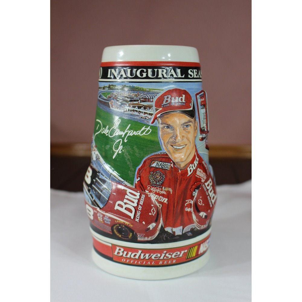 Dale Earnhardt Jr. Budweiser Beer Stein 2000 Inaugural Season